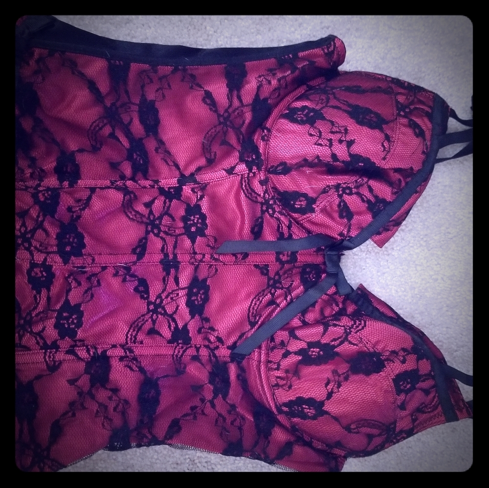 Satin Bustier
